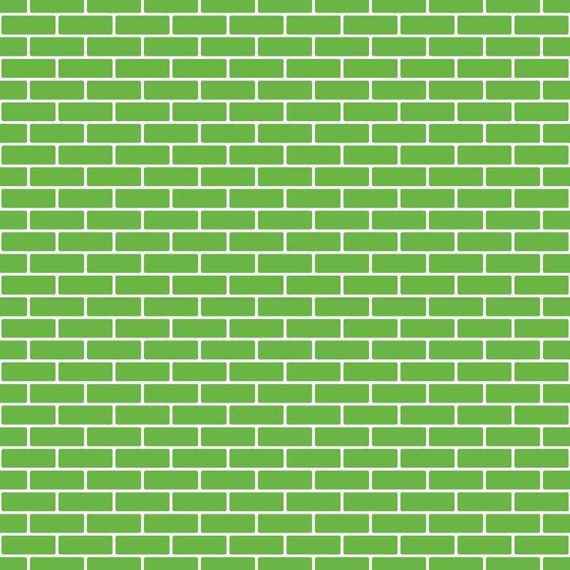 Seamless green brick pattern