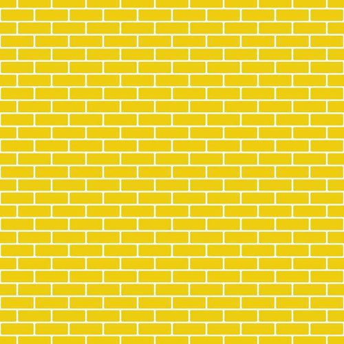 Yellow brick pattern