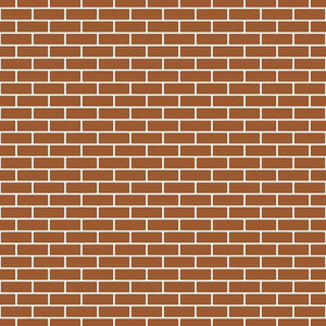 Seamless brick pattern in earthy tones