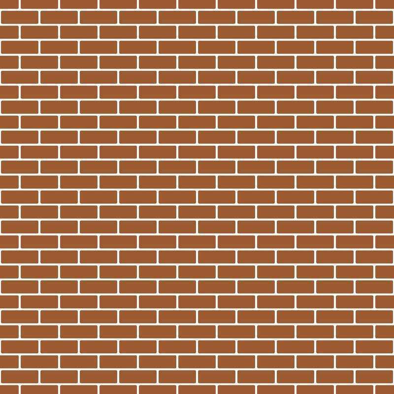 Seamless brick pattern in earthy tones