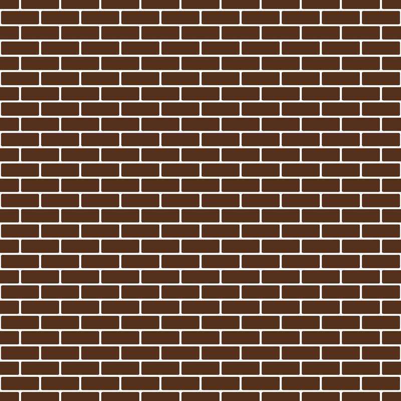 Seamless brown brick wall pattern