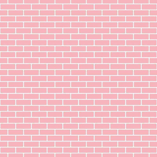 Seamless pink brick pattern