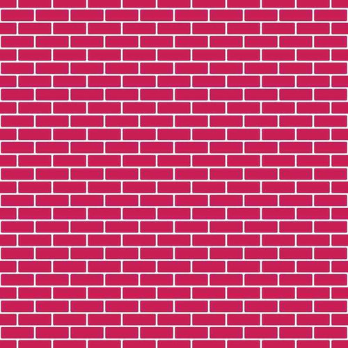 Red brick pattern on a dark pink background