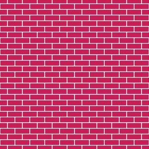 Red brick pattern on a dark pink background