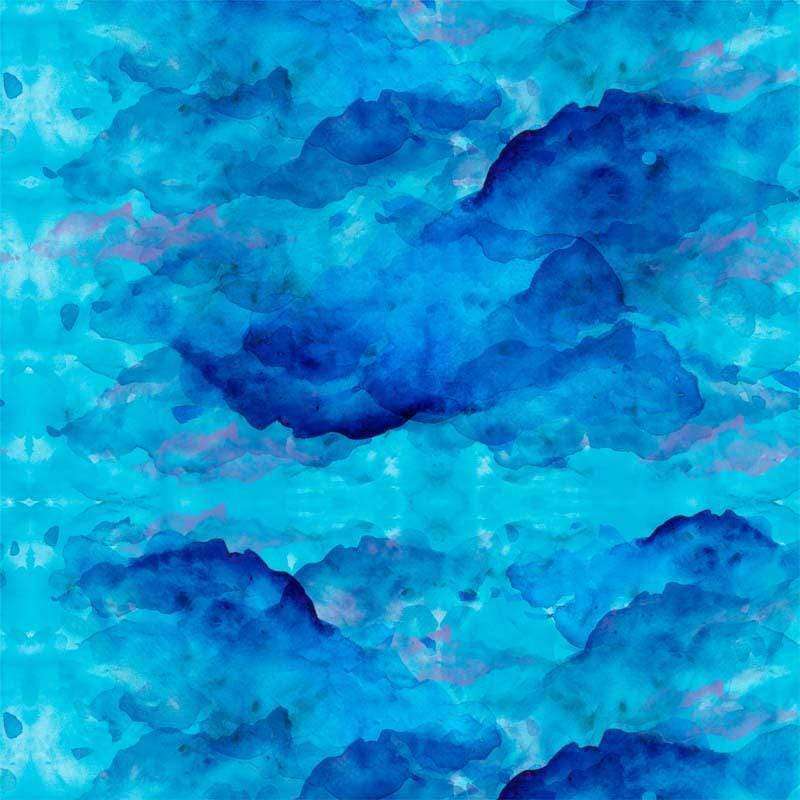 Abstract blue watercolor pattern
