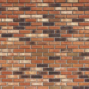 Classic red brick wall pattern