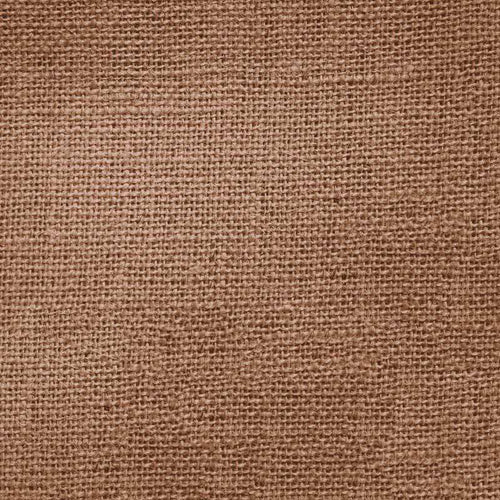 Close-up of a woven burlap fabric texture