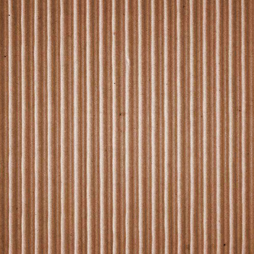Textured corrugated cardboard pattern in earthy tones