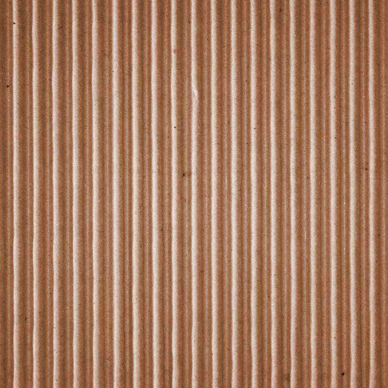 Textured corrugated cardboard pattern in earthy tones
