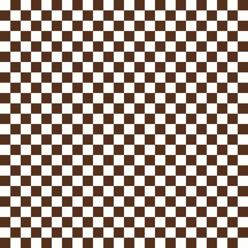 Brown and white checkered pattern