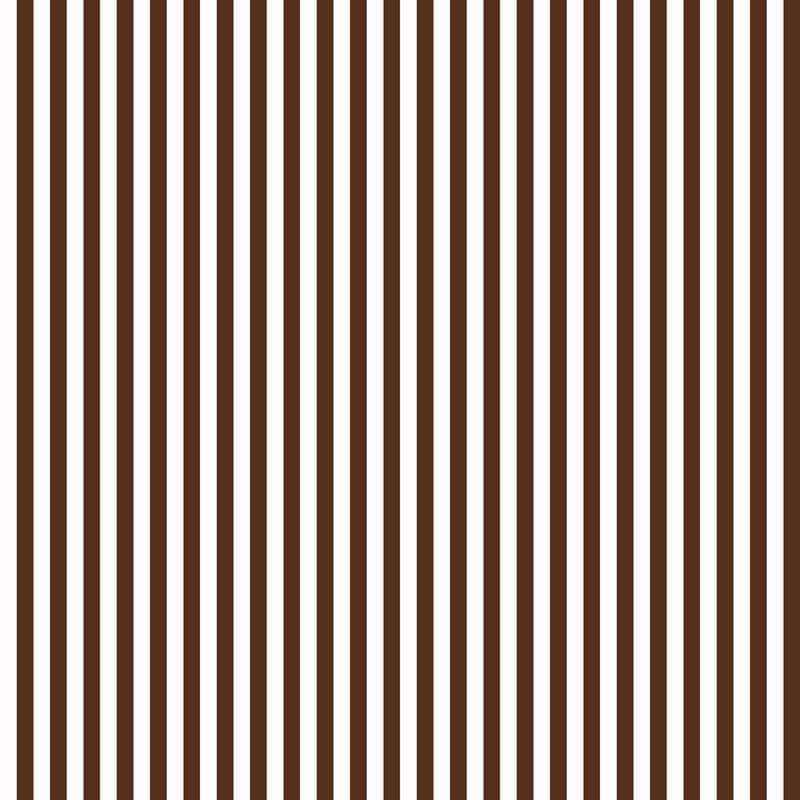Chocolate and cream vertical striped pattern