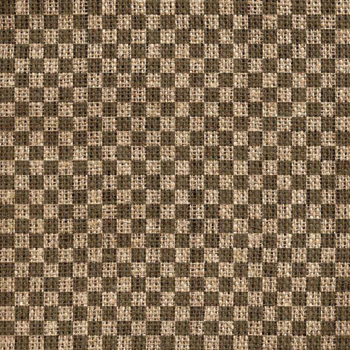 Earthy burlap fabric pattern with checkered design