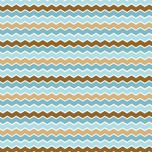 Abstract chevron waves in earthy and cool tones