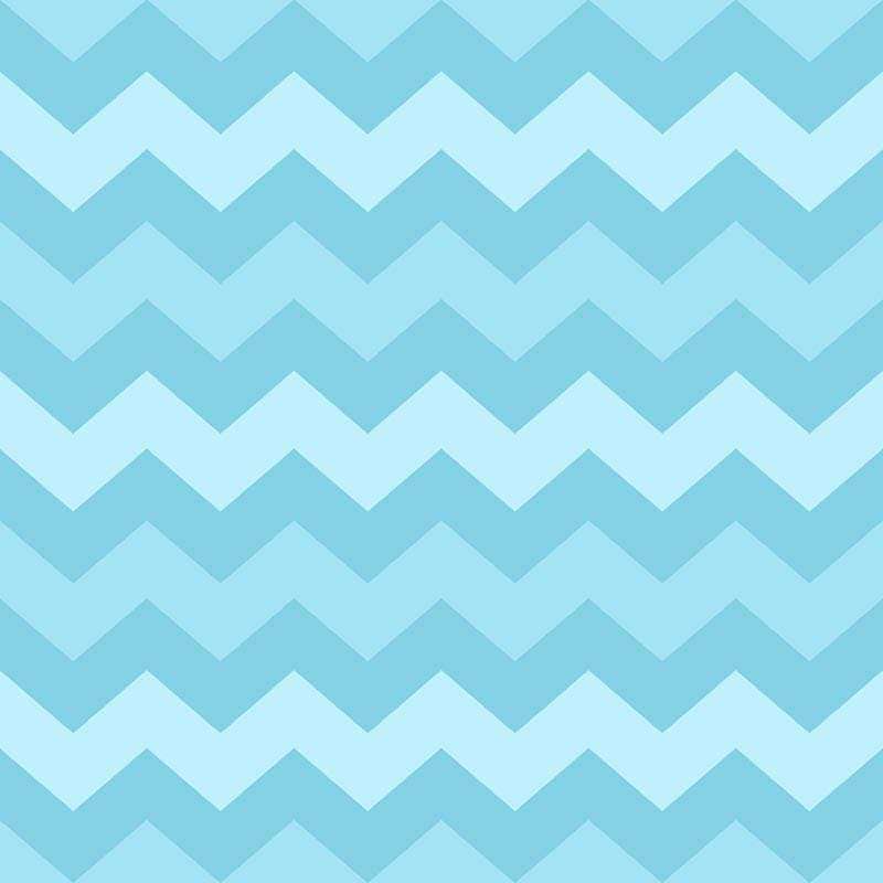 Symmetrical blue chevron pattern