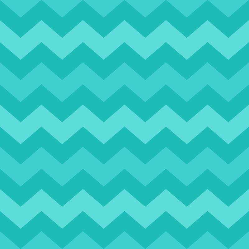 Repeating turquoise chevron pattern