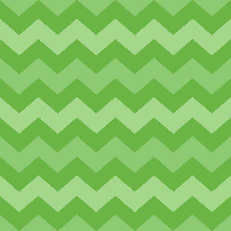 Chevron pattern with alternating shades of green