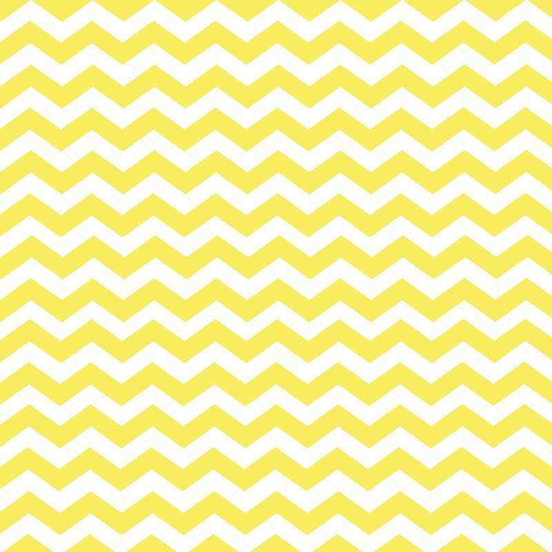 Yellow and white chevron pattern