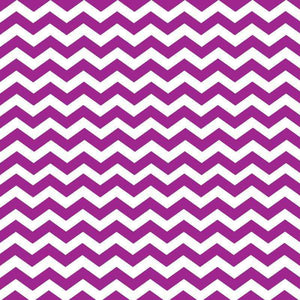 Bold purple and white chevron pattern