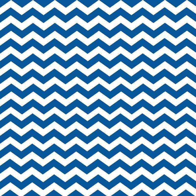 Classic blue and white chevron pattern