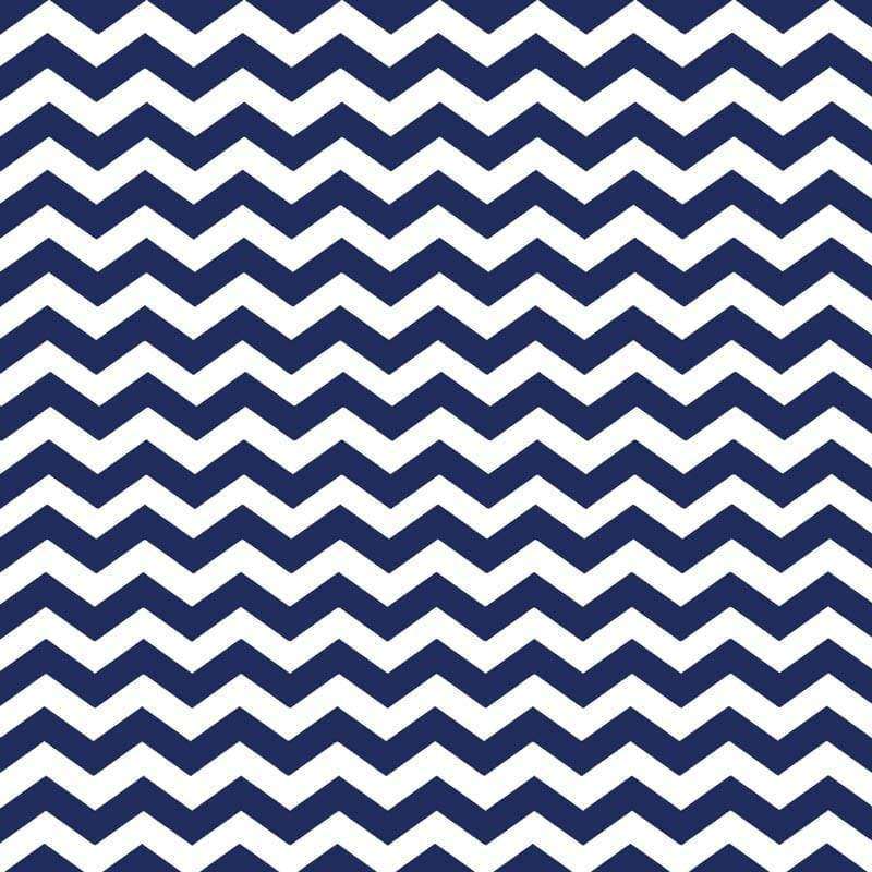 A seamless zigzag pattern in navy blue and white.