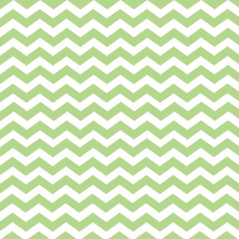 Green and White Zigzag Pattern