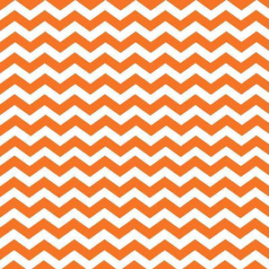 Orange and white chevron pattern