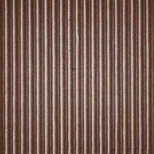 A close-up of a corrugated cardboard texture