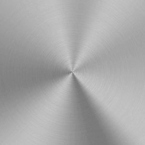 Concentric circular brushed metal texture