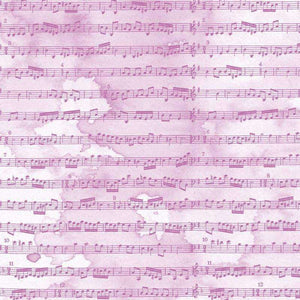 Aged purple musical score pattern
