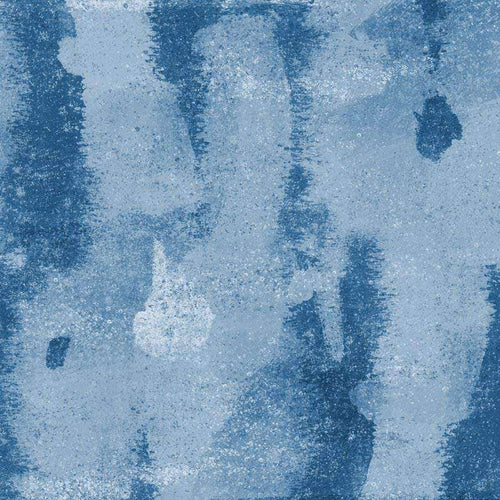 Abstract textured pattern in various shades of blue