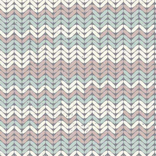 Abstract chevron pattern with vintage pastel tones