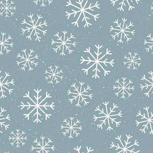 Snowflake pattern on a grey background