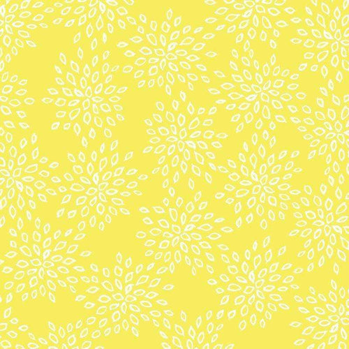 Yellow floral pattern