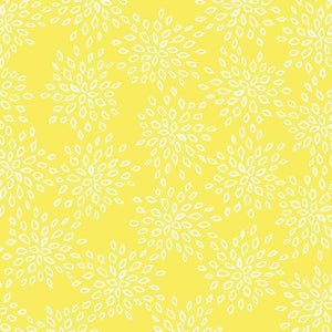 Yellow floral pattern