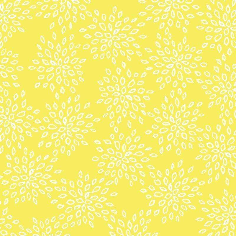 Yellow floral pattern