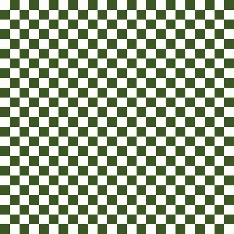 Green and white checkerboard pattern