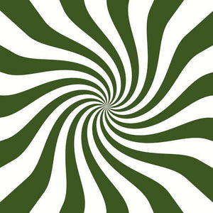 Green and white swirling pattern