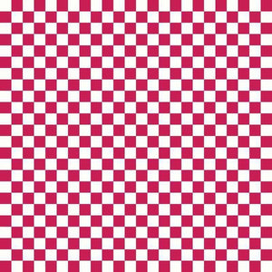 Red and white checkered pattern