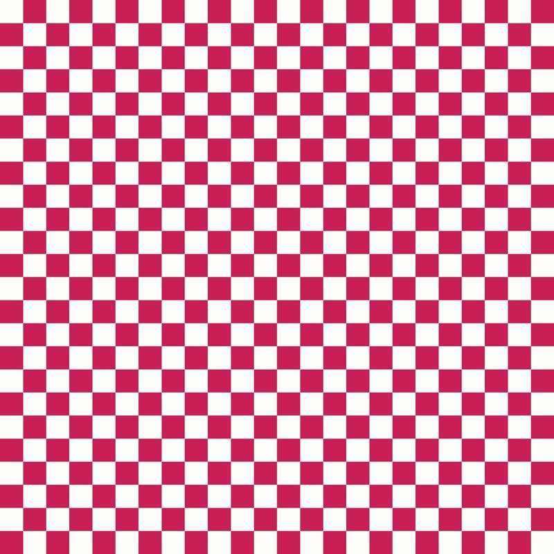 Red and white checkered pattern