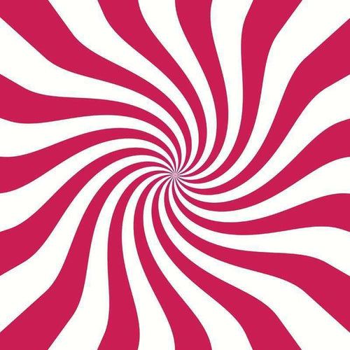 Red and white abstract swirl pattern