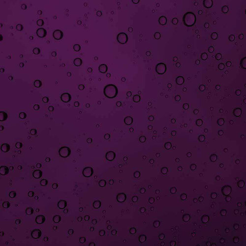 Water droplets pattern on a purple background