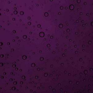 Water droplets pattern on a purple background