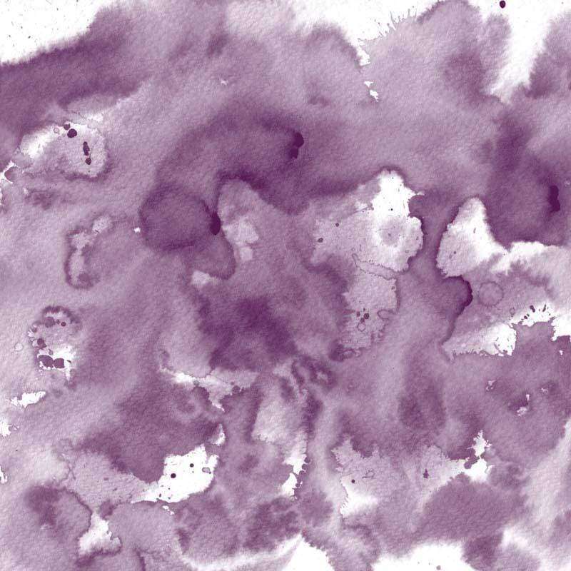 Abstract watercolor pattern in shades of lavender and purple