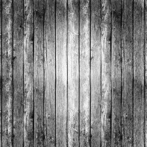 Black and white textured wooden plank pattern