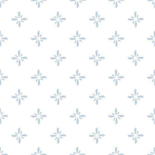 Subtle floral pattern on a white background