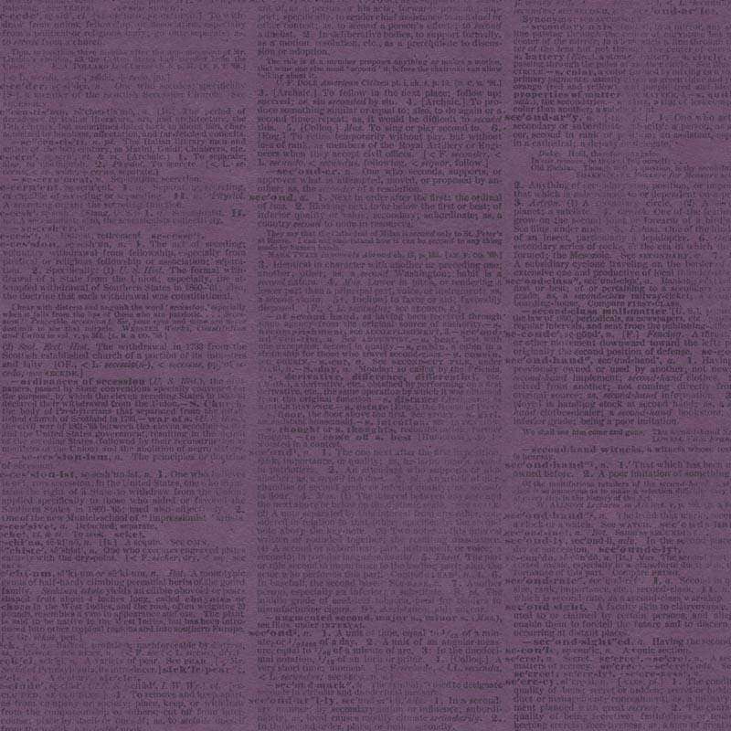 Textured purple pattern with overlay of subtle text