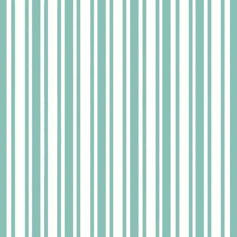 Vertical mint green and white stripes