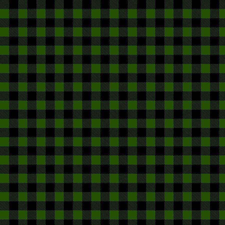 Green and black checkered pattern