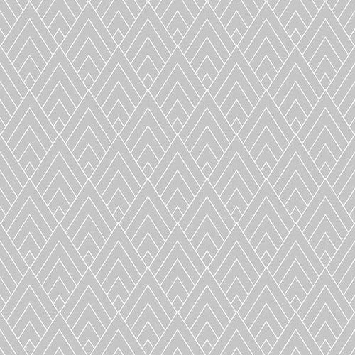 Seamless grey and white geometric pattern