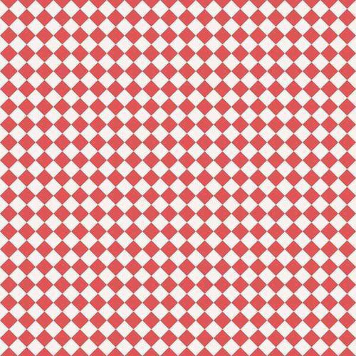 Red and white checkered pattern
